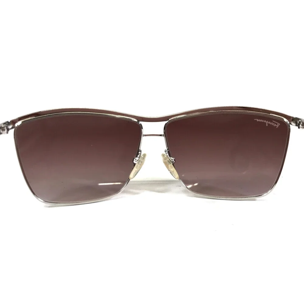 Salvatore Ferragamo Sunglasses SF113SI 045 Gold Silver w/ Purple Gradient Lenses